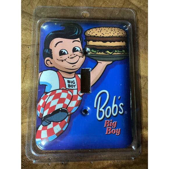 NEW BOBS BIG BOY METAL LIGHT SWITCH COVER - Picture 2 of 4